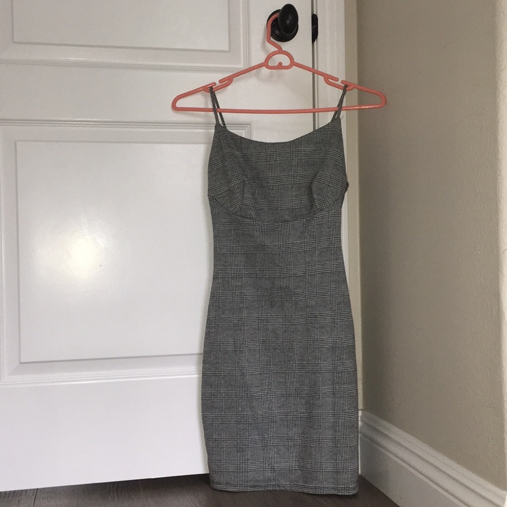 Windsor plaid mini dress